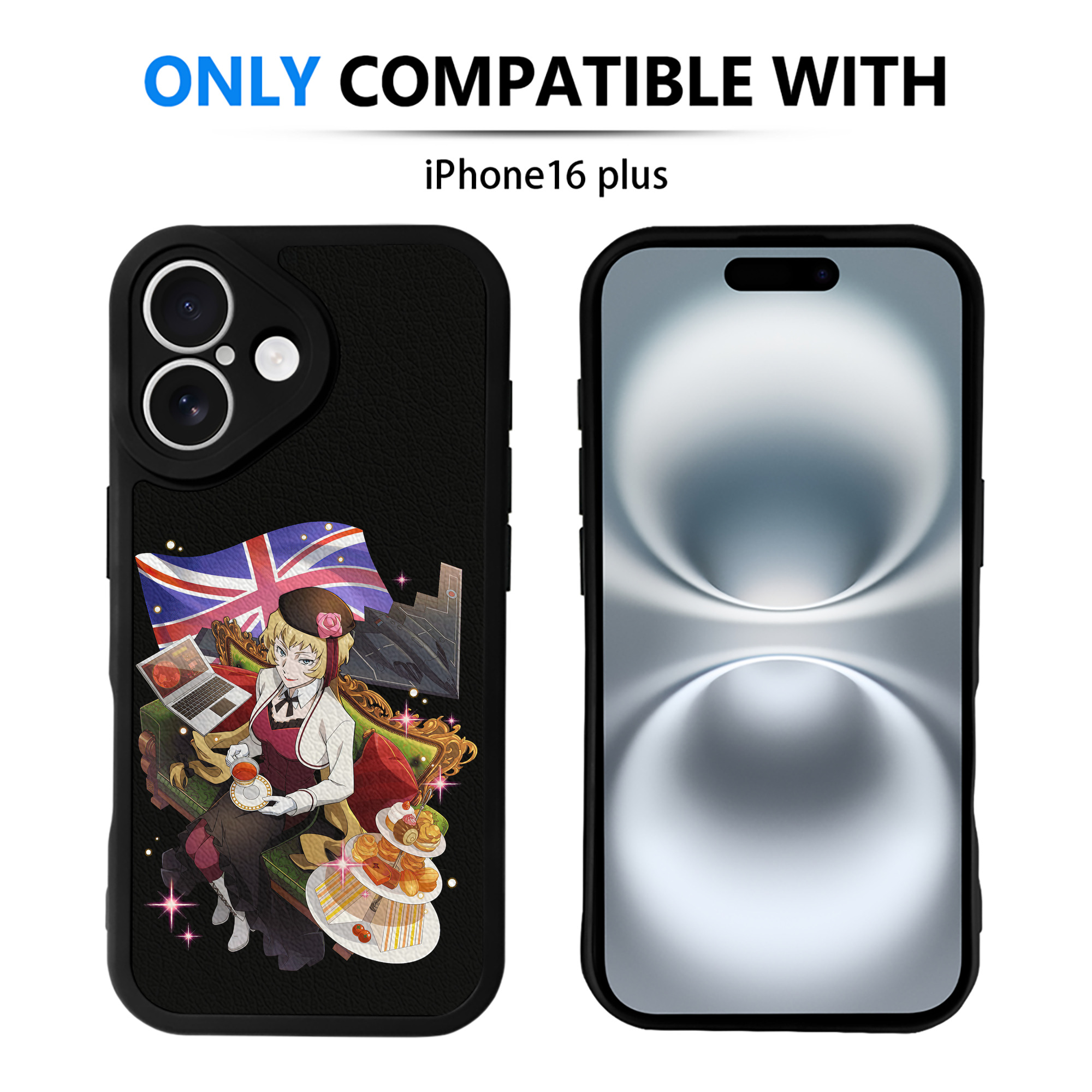 （画像用） 文豪ストレイドッグス Bungo Stray Dogs 【iPhone 16シリーズ対応】シリコンスマホケース（レザー調） 材質：シリコン
